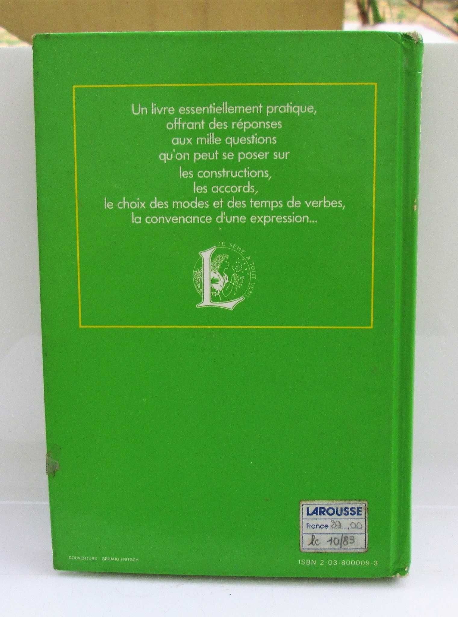 Livro Larousse de la grammaire 1983