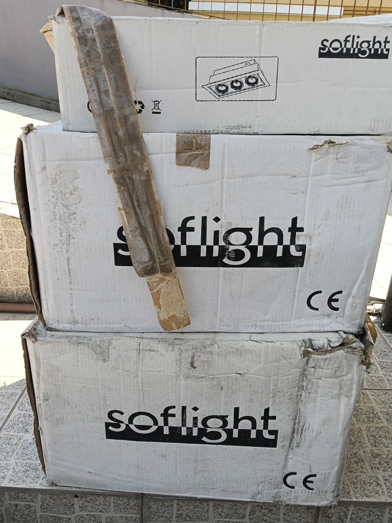 Focos softlight 3 x 50w