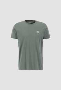 Alpha Industries t-shirt BASIC SMALL LOGO 188505 vintage green