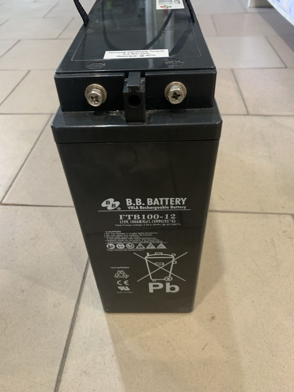 Тяговые аккумуляторы B.B Battery 100Ah 12V USA для котла ибп резервное