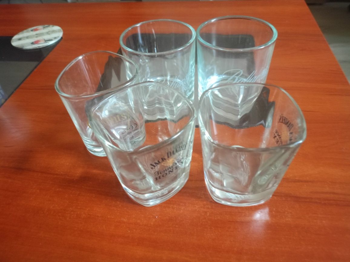 Szklanki do whisky 5 sztuk różne