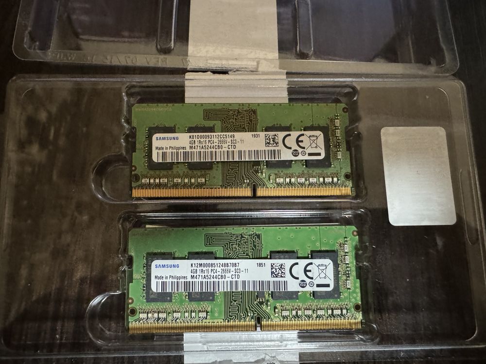 Оперативна пам'ять для ноутбука DDR4 2x4gb Samsung 2666