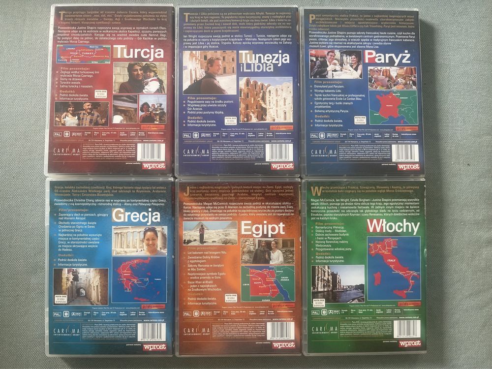 DVD przewodniki turystyczne