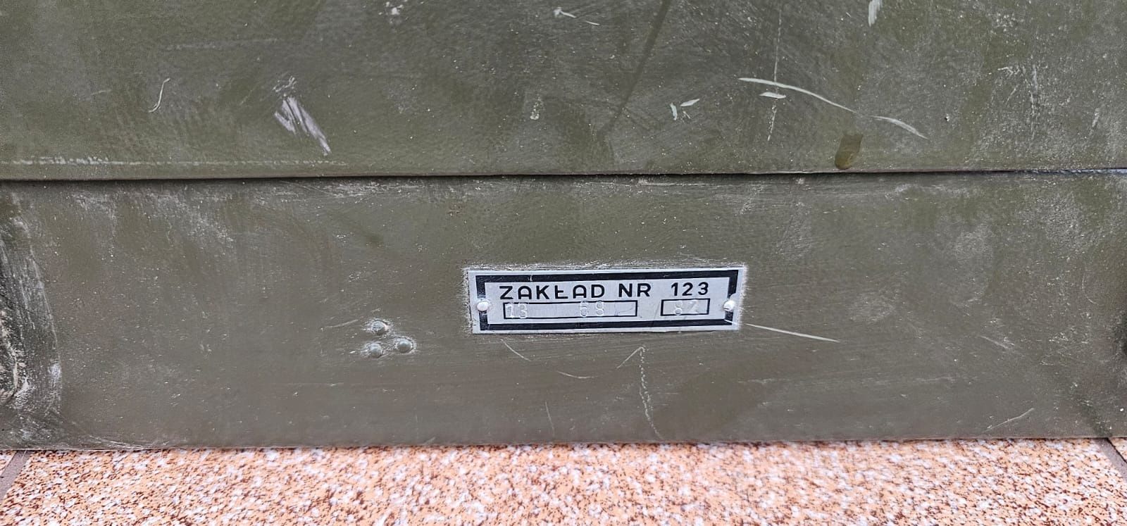 Skrzynka metalowa PRL