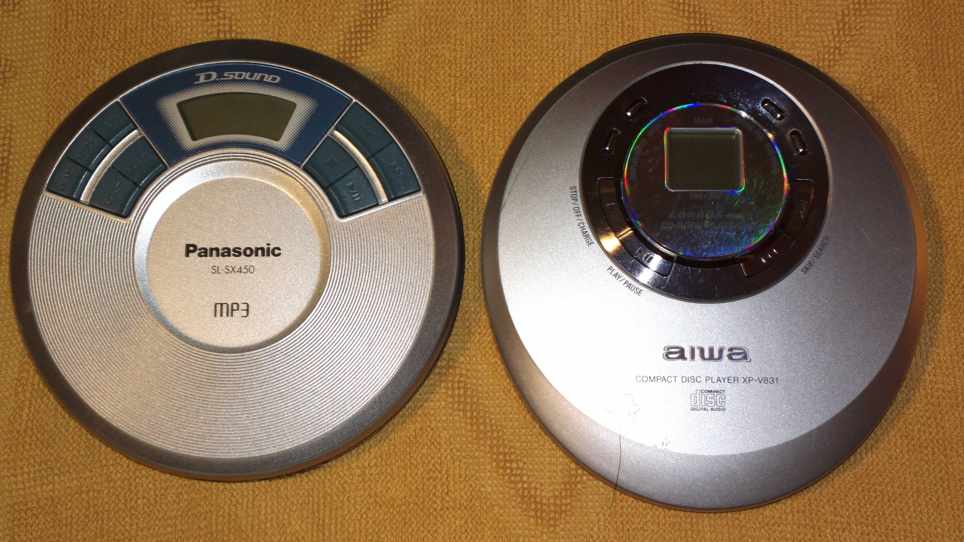 CD плеер Panasonic SL-SX450, Aiwa XP-V831