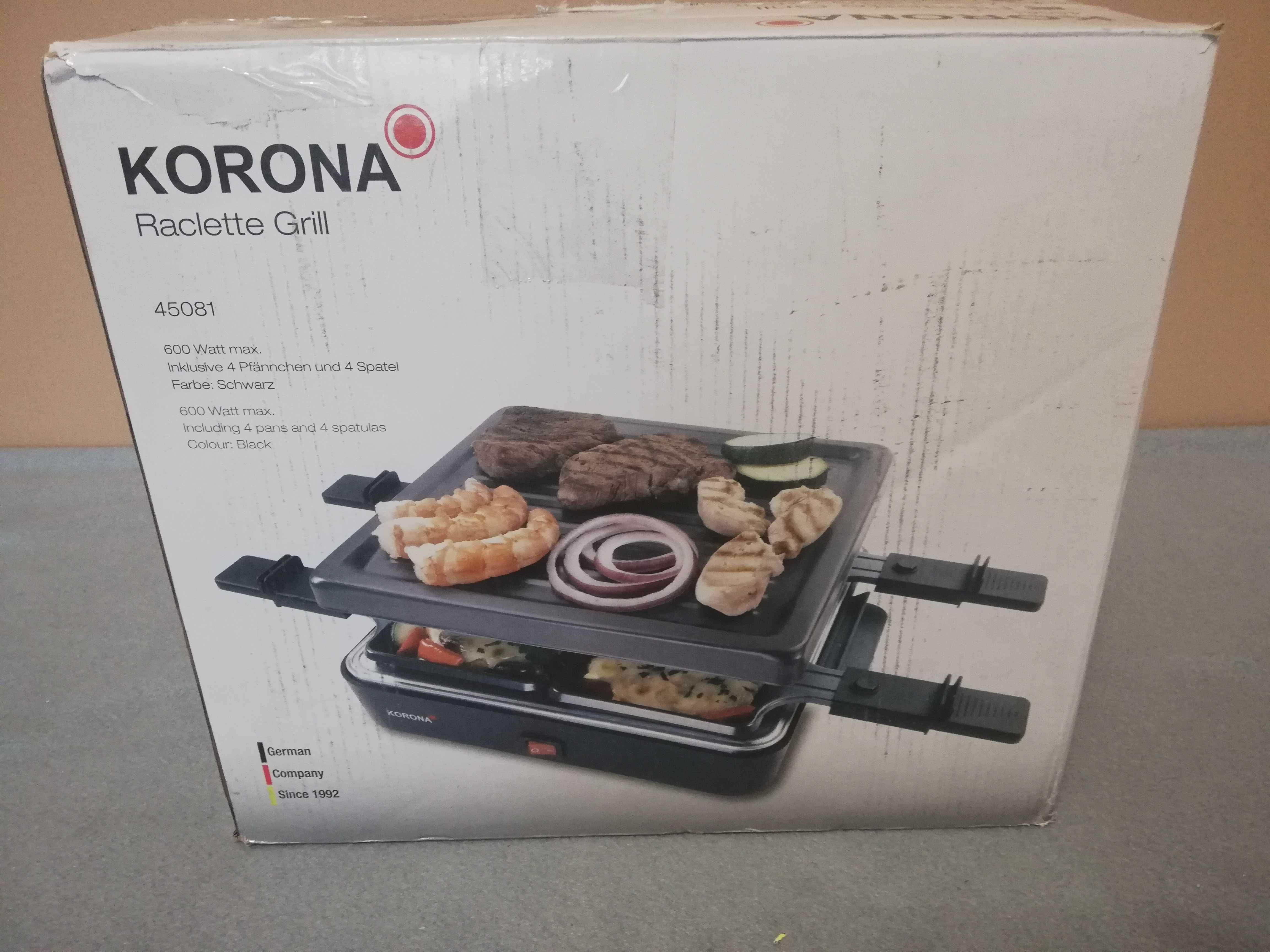 Raclette grill elektryczny KORONA