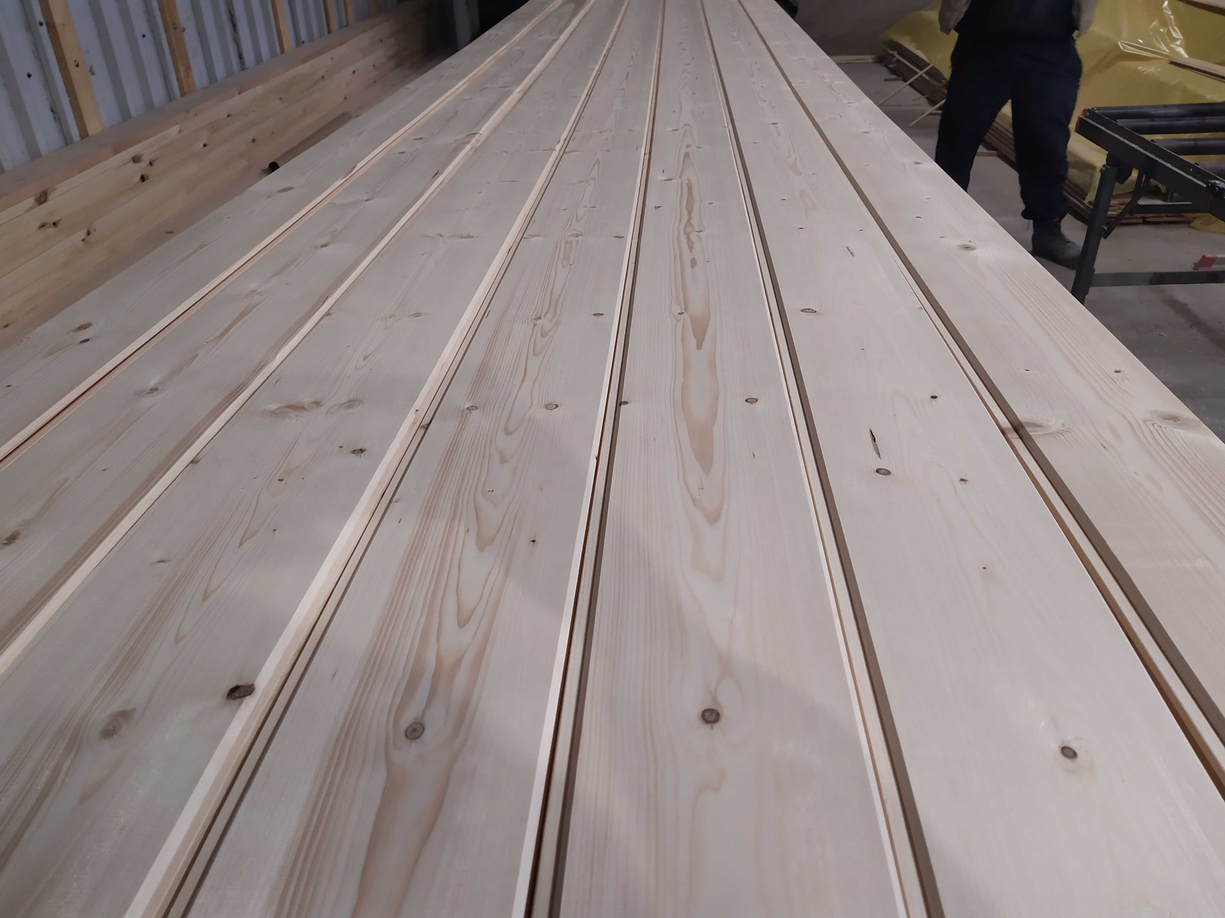 Deska elewacyjna sosnowa 19x150 mm Szalówka Boazeria Podbitka
