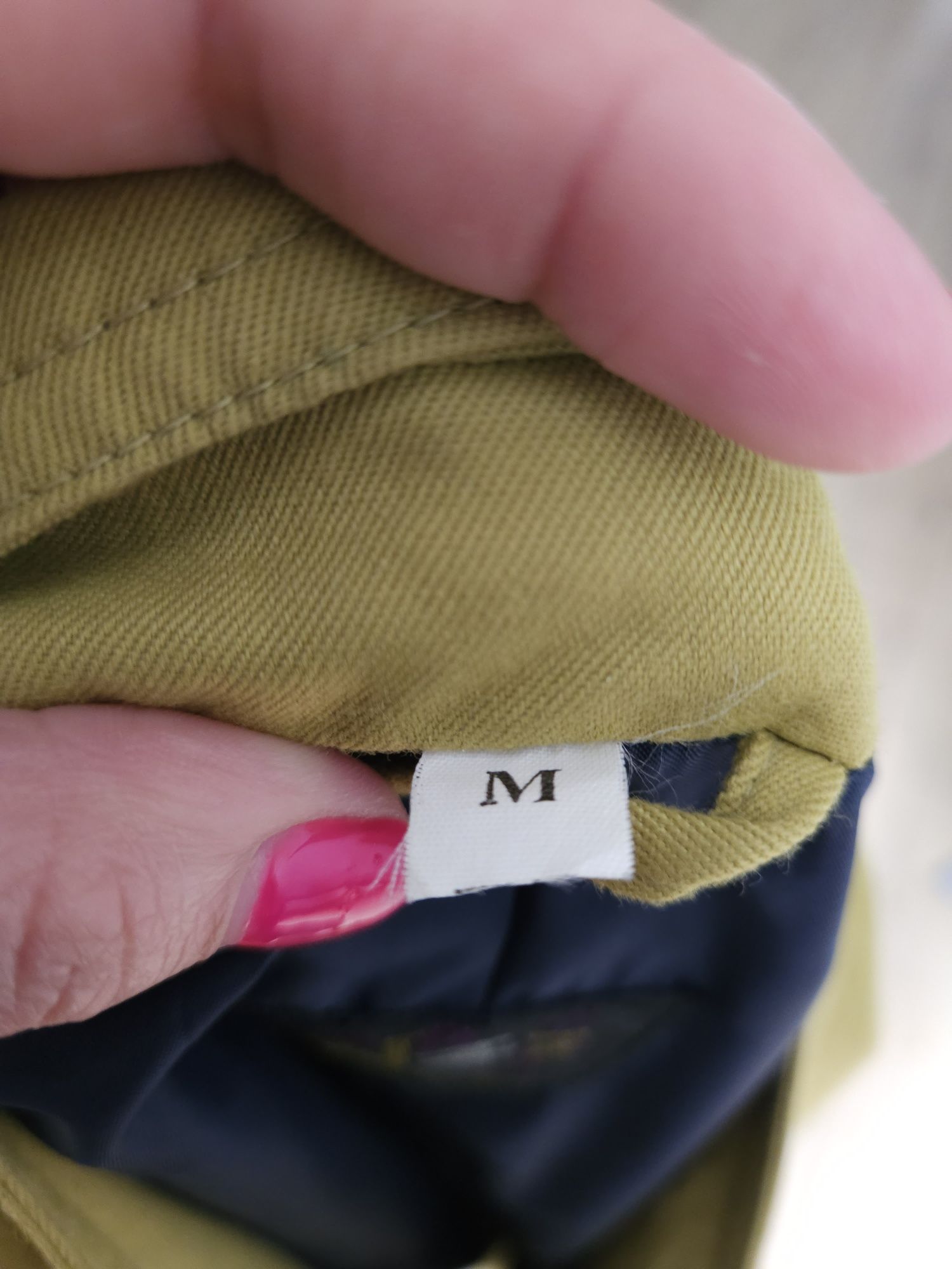 Marynarka damska krótka zielona vintage M żakiet groszkowy
