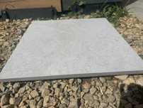 NOWOCZESNE Płytki Tarasowe 60x60x2 cm Białe Gres Szkliwiony