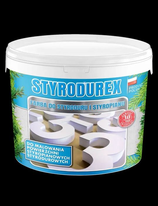 STYRODUREX farba do styropianu CZERWONA