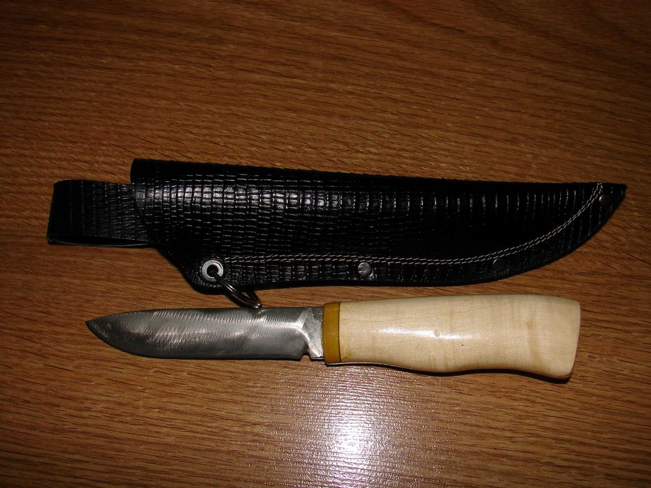 Нож ручной работы охотничий сталь У8 кованый