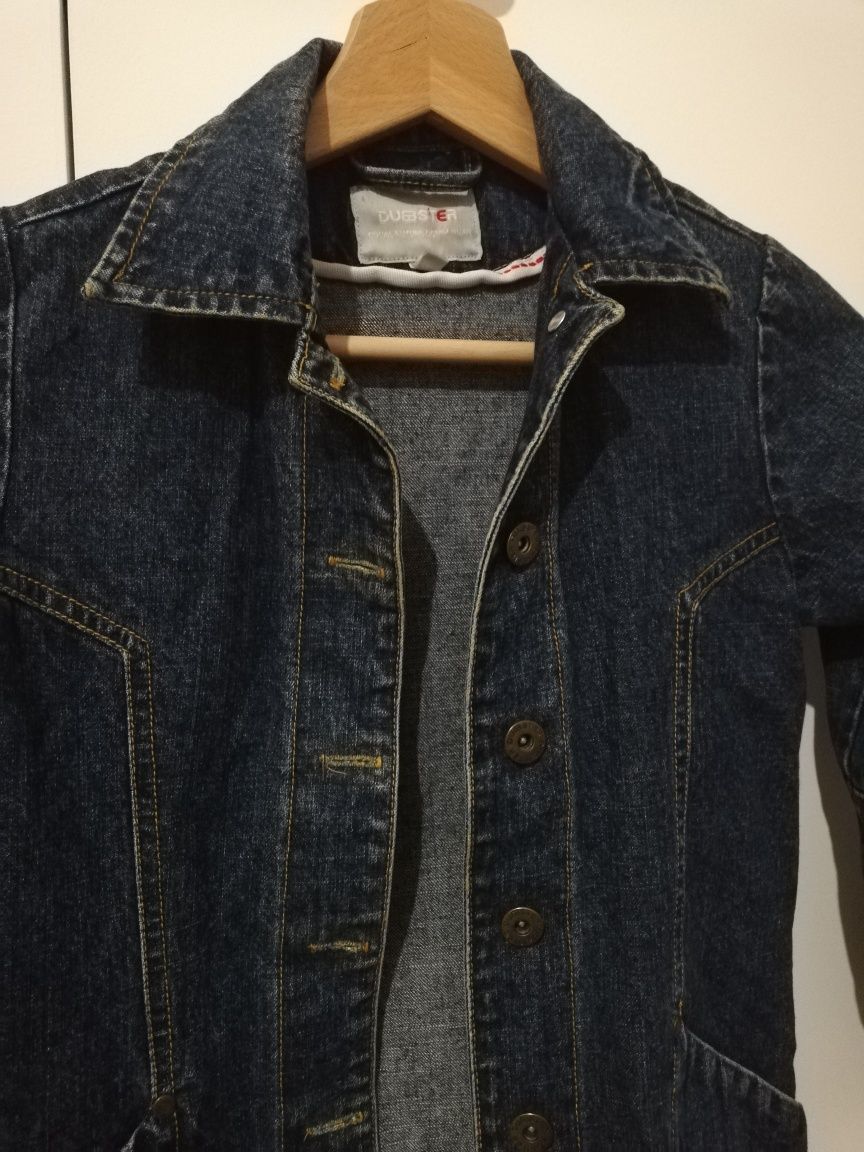 Kurtka/bluza jeansowa H&M dla dziewczynki r 122 dziewczęca