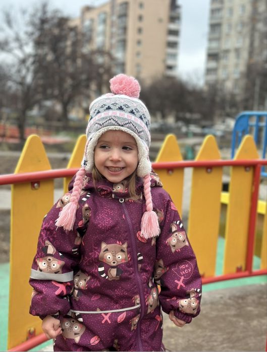 Фірмовий зимовий комбінезон на дівчинку Lassie 86 р