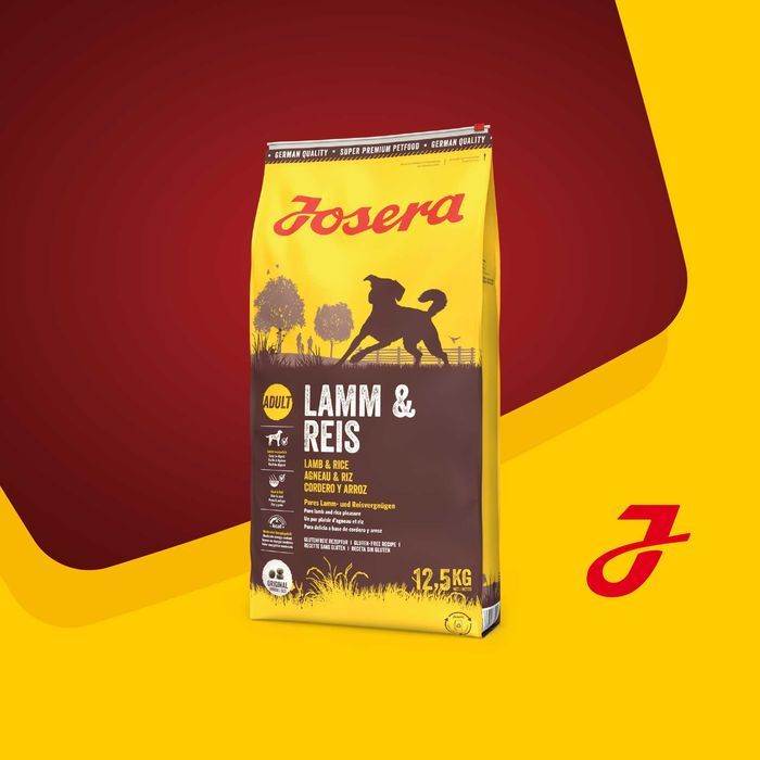 -25% JOSERA Lamm & Reis (Lamb Rice) 12,5кг Корм для собак. Ягня та Рис