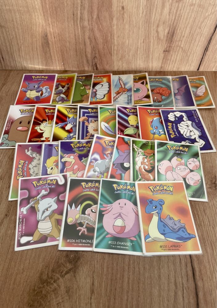 Lote pokemon Dunkin Boomer 1999/2001