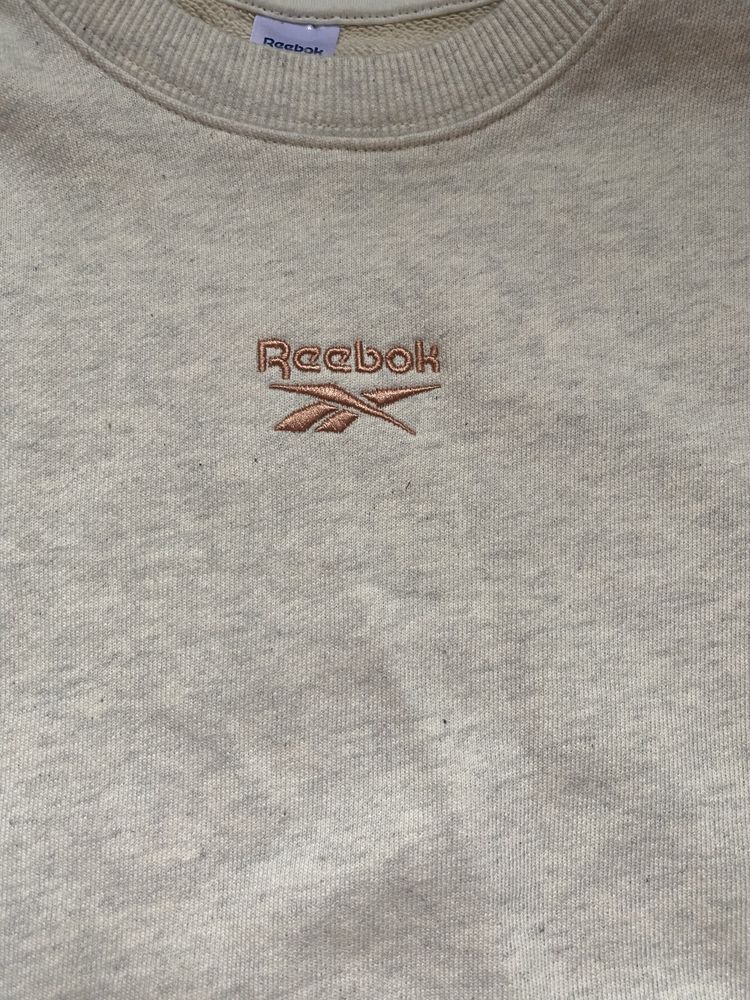 Сірий спортивний костюм reebok трехнитка