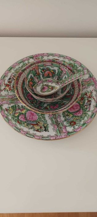 4 Peças de porcelana chinesa