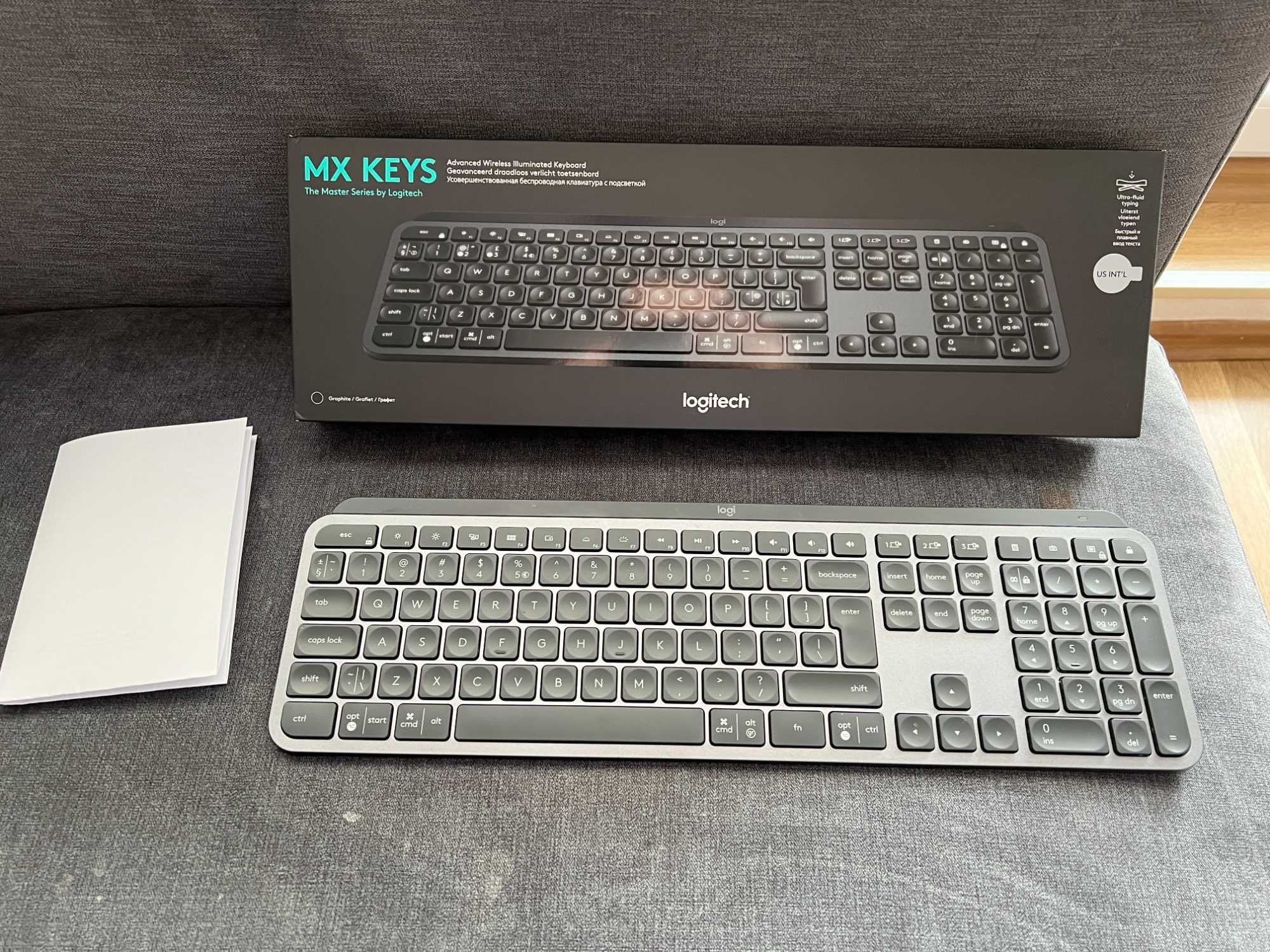 klawiatura bezprzewodowa Logitech MX Keys Mac Windows