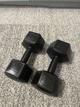 Nowe Hantle Bitumiczne 2x5kg Zestaw Siłownia fitness