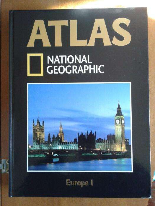 Atlas National Geographic - Europa (3 volumes) BAIXA DE PREÇO