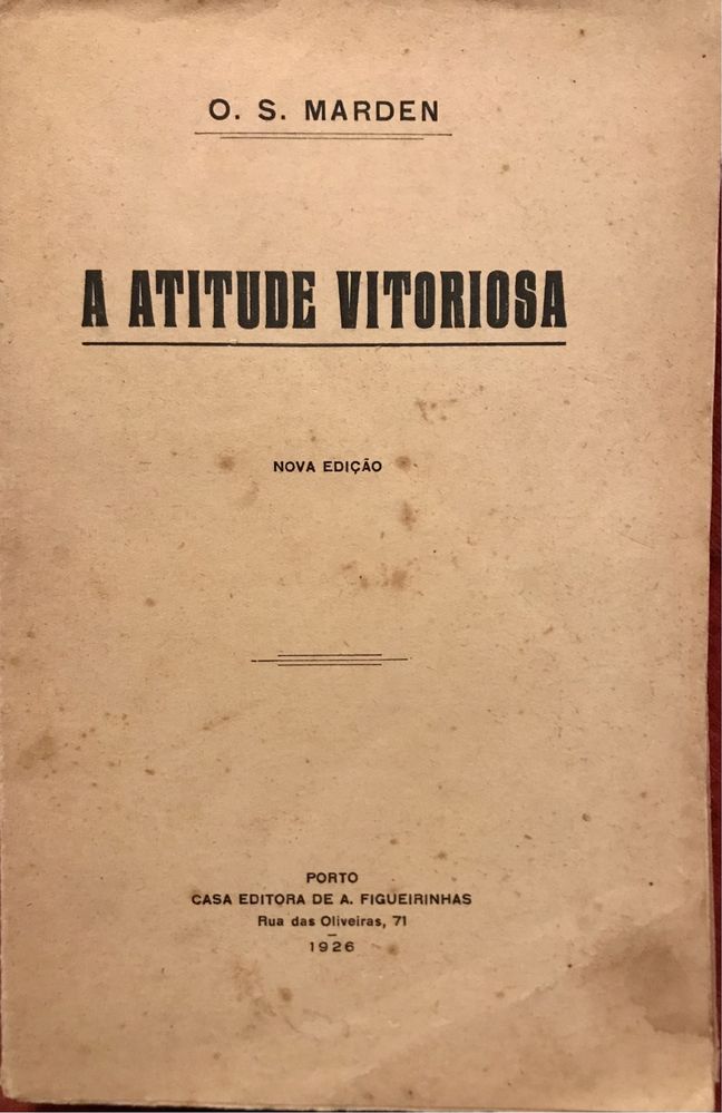 A Atitude Vitoriosa de O. S. Marden