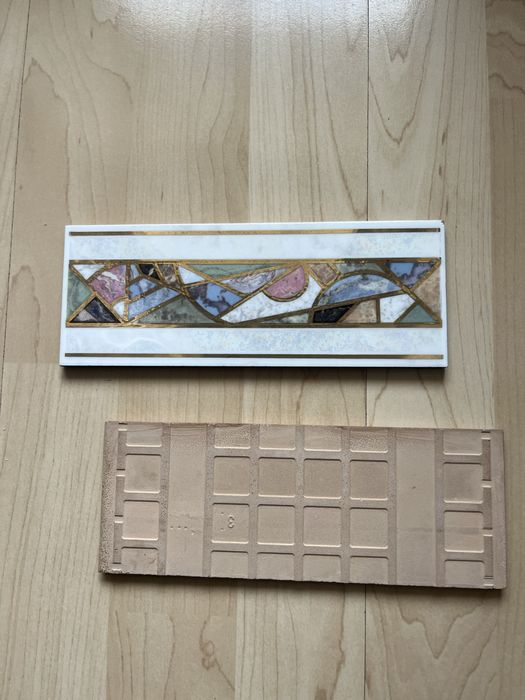 Dekory płytki ceramiczne piekny wzor 10 szt