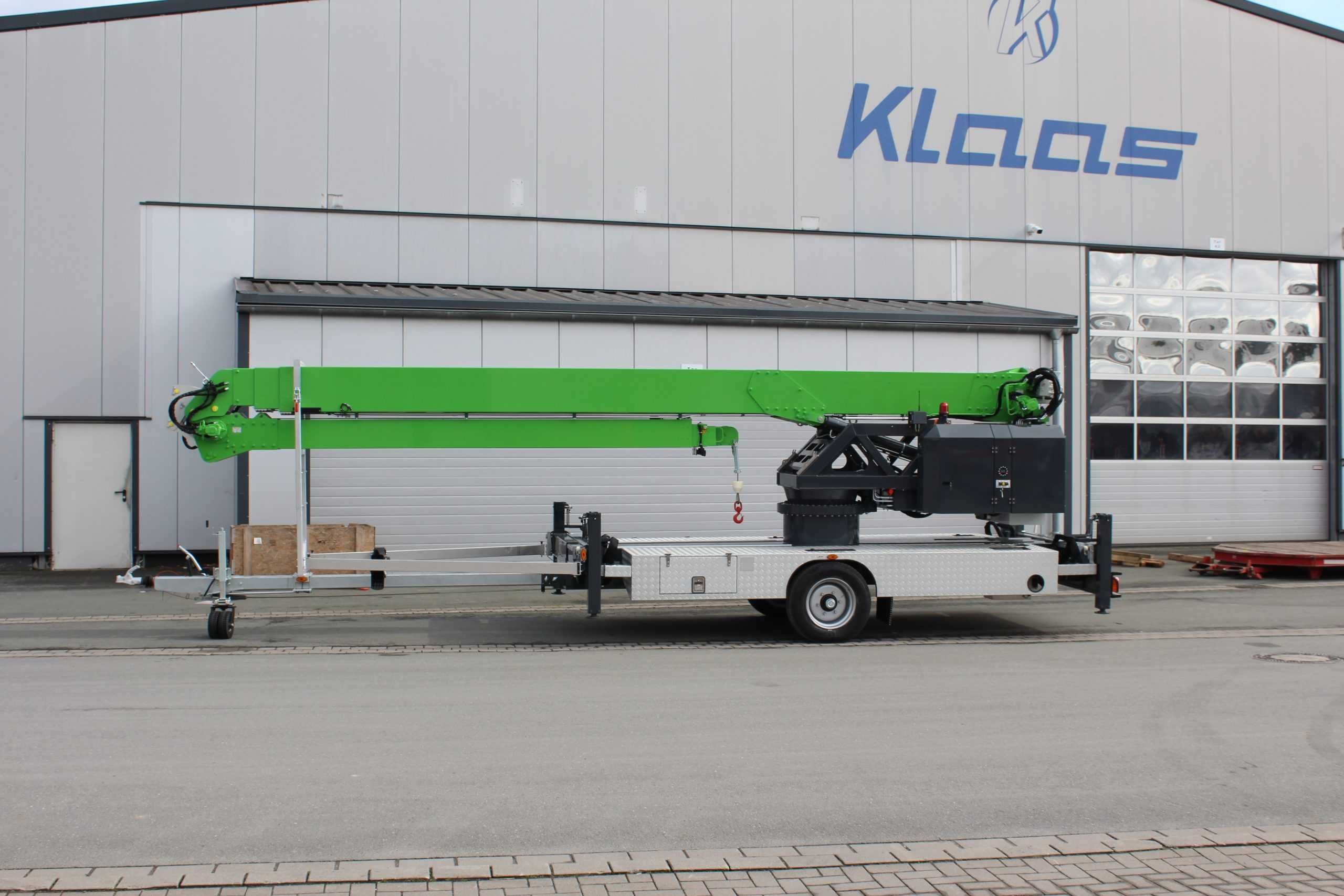 Klaas K350 E, elektryczny dźwig dekarski na przyczepie DMC 3,5t., nowy