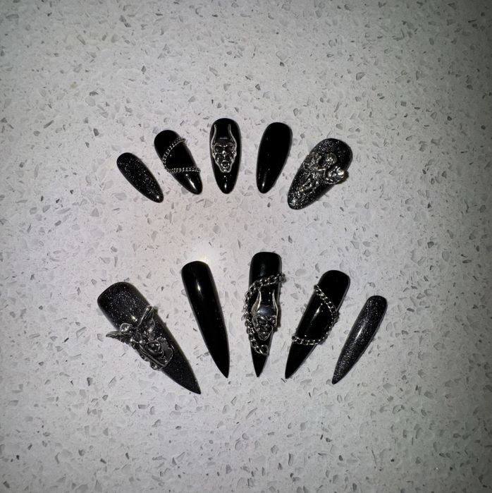 Press on nails Sztuzne paznokcie Recznie robione tipsy 10szt.