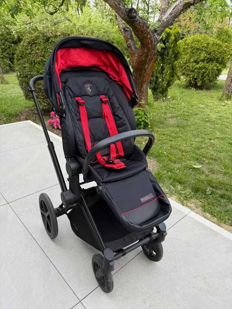 Wózek Cybex Priam Ferrari Edition Spacerówka Gondolka komplet