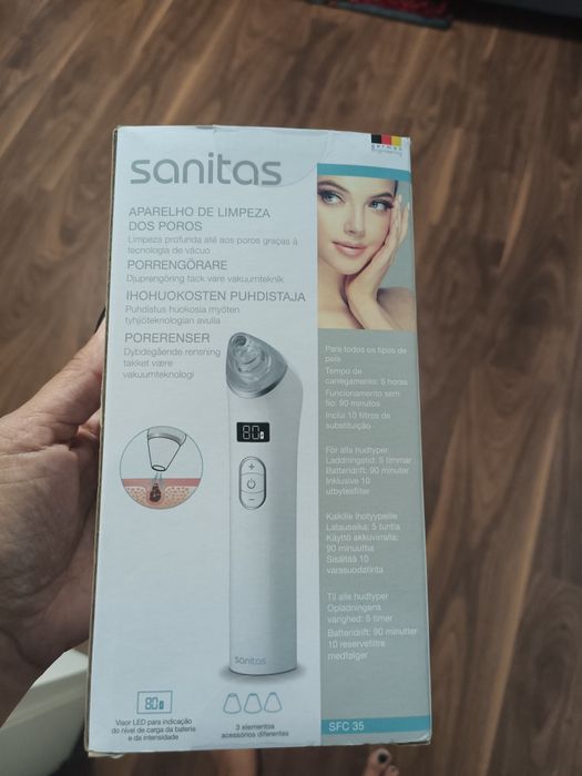 Aparelho de limpeza de poros novo