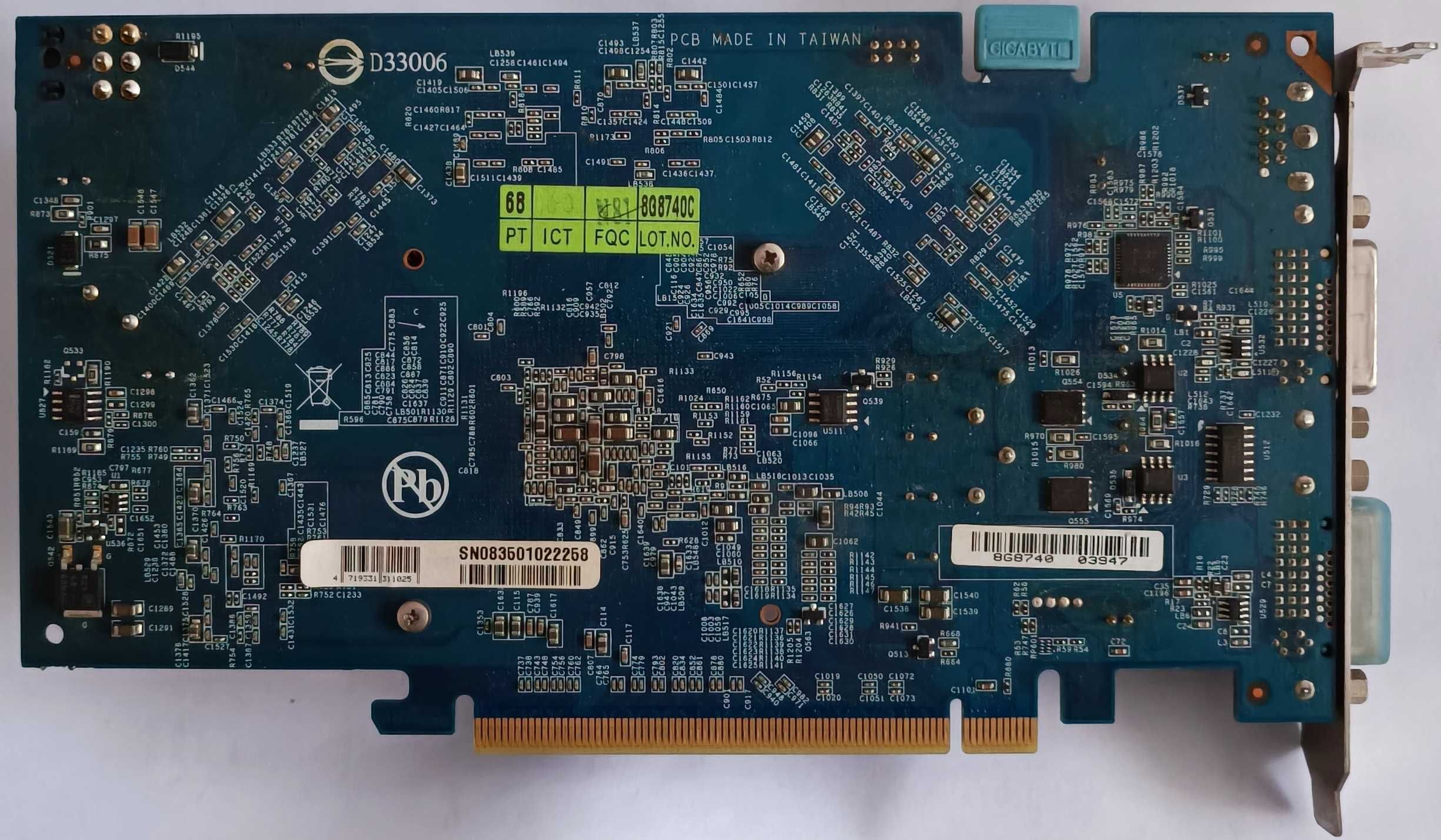 Karta graficzna Gigabyte GeForce 9600GT pci-e 512 ddr3