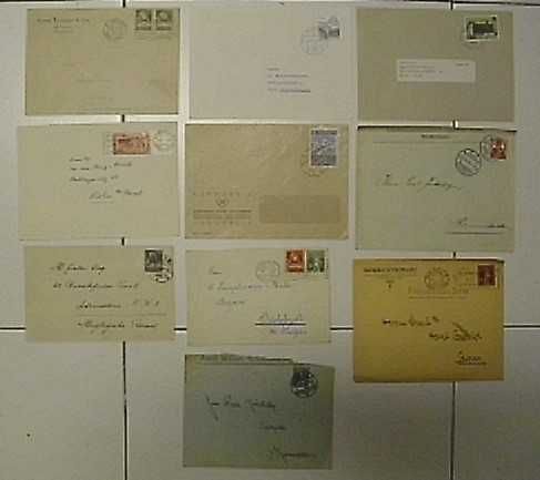 20 cartas e postais.