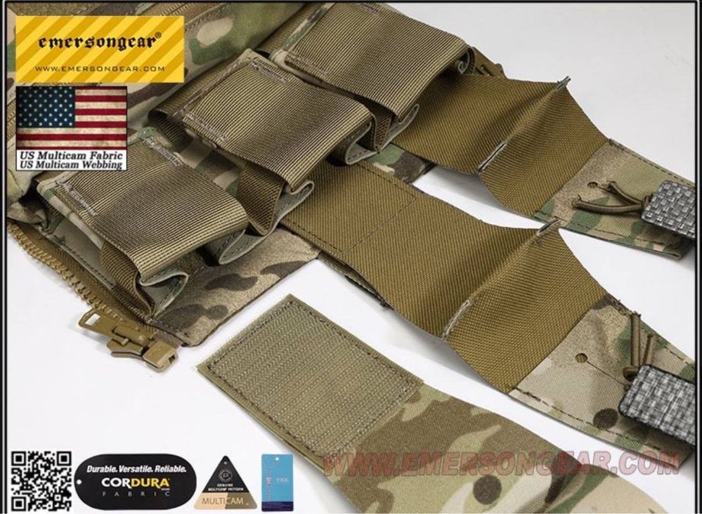 Задня штурмова панель на плитник Emersongear FRO Style V5 Cordura 500