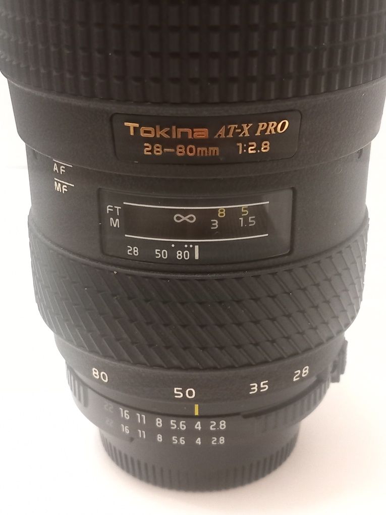 Tokina AT-X PRO 28-80 mm 1:2.8 mocowanie Nikon