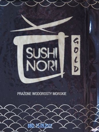 Glony Nori Gold sushi suszone wodorosty 50 szt