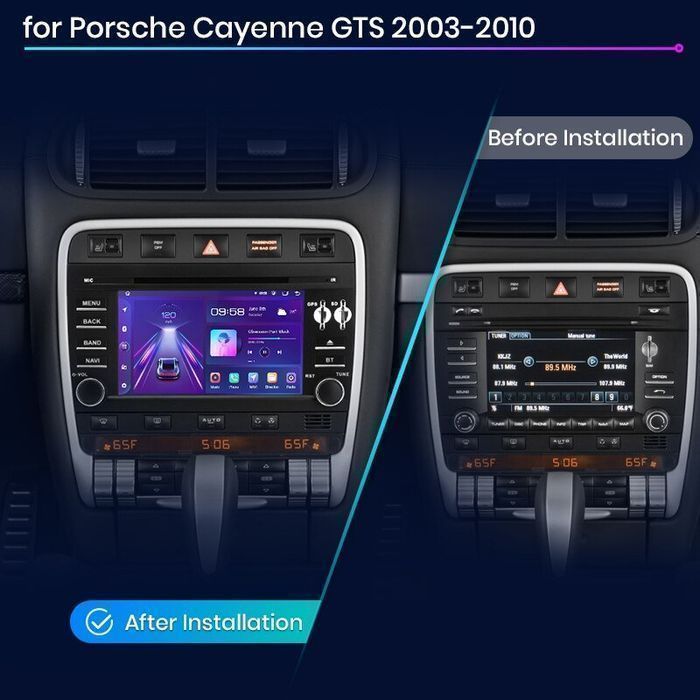 Radio nawigacja Porsche Cayenne GTS Carplay Android Plus 6GB 128GB