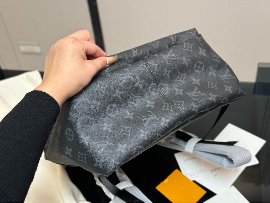 Рюкзак мужской LV Louis Vuitton Discovery Monogram Eclipse Луи Виттон