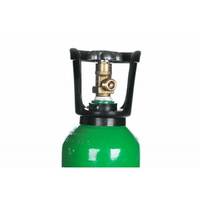 Botija de 8 Litros gas Argon com redutor regulador tig