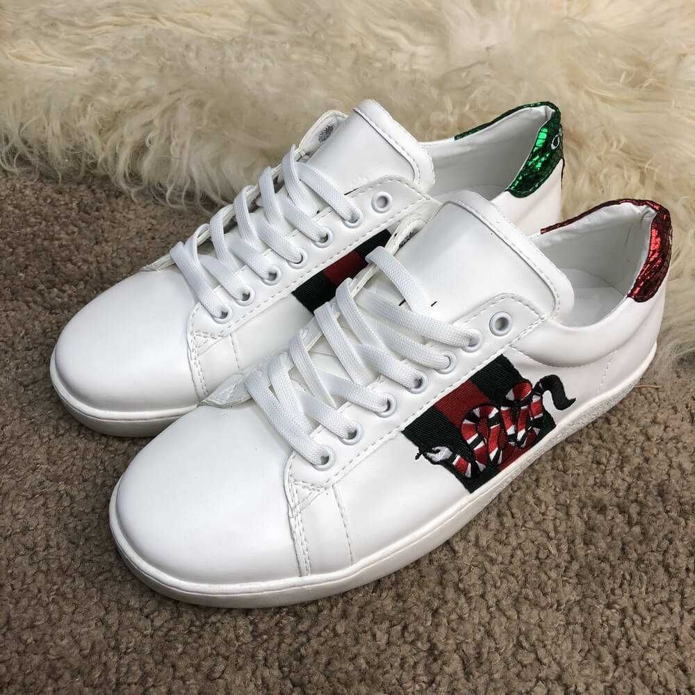 Кроссовки Gucci Snake Embroidered Sneaker 36 р.