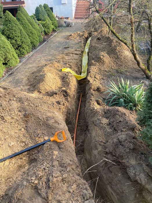 Przyłącza gazowe wodociągowe kanalizacyjne szambo hydraulik
