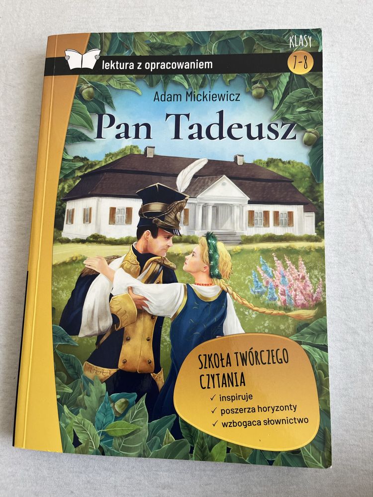 Lektura Pan Tadeusz z opracowaniem