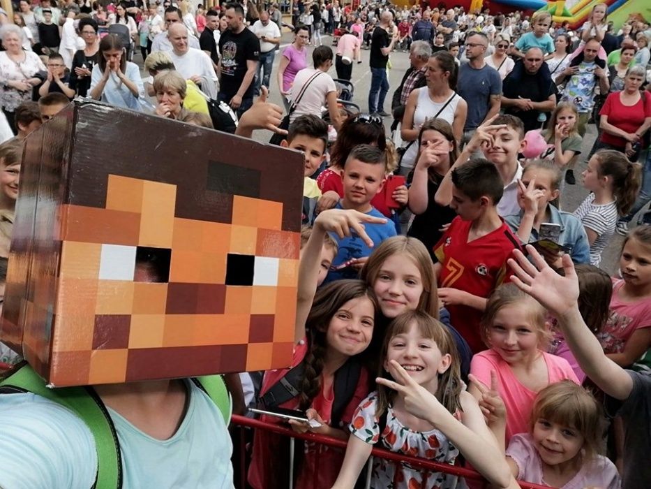 MINECRAFT - Animacja Urodziny Animator Komunia Atrakcja Mikołajki Bal
