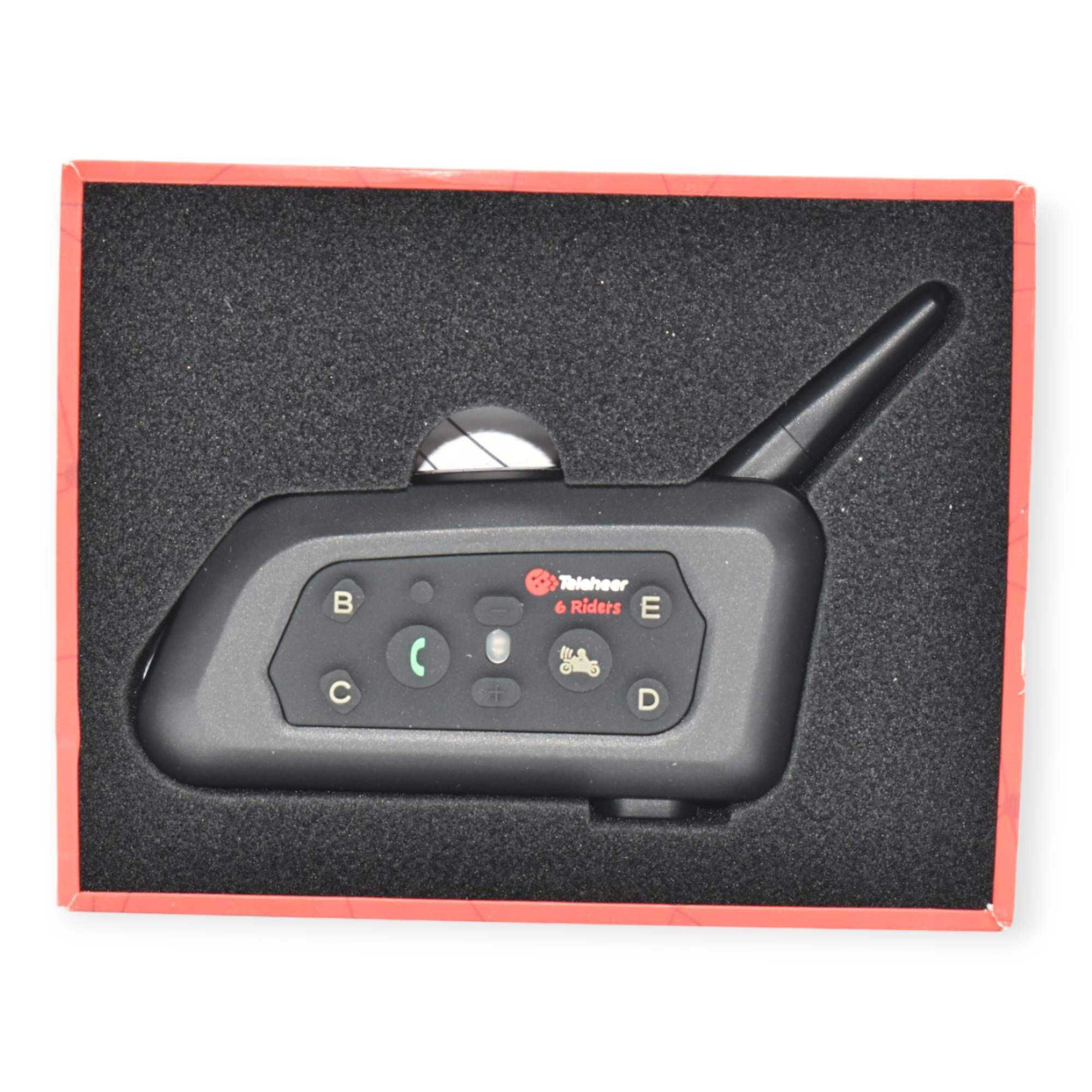 Intercomunicador Bluetooth V6 Plus para Capacete de mota - 1500m