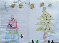 Kartki świąteczne ręcznie robione przez dzieci