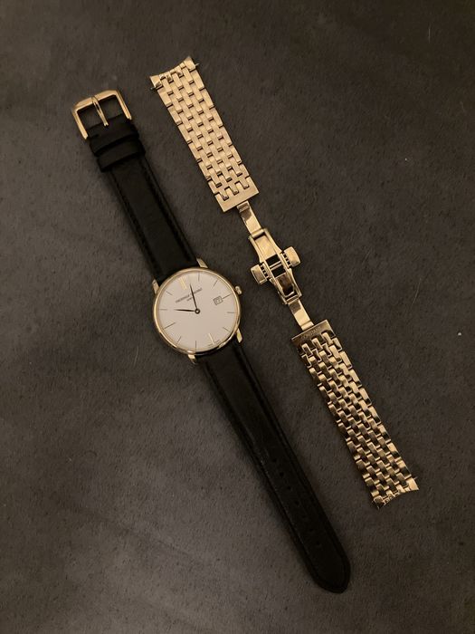 Zegarek złoty PVD Frederique Constant FC-220V5S5B slimline