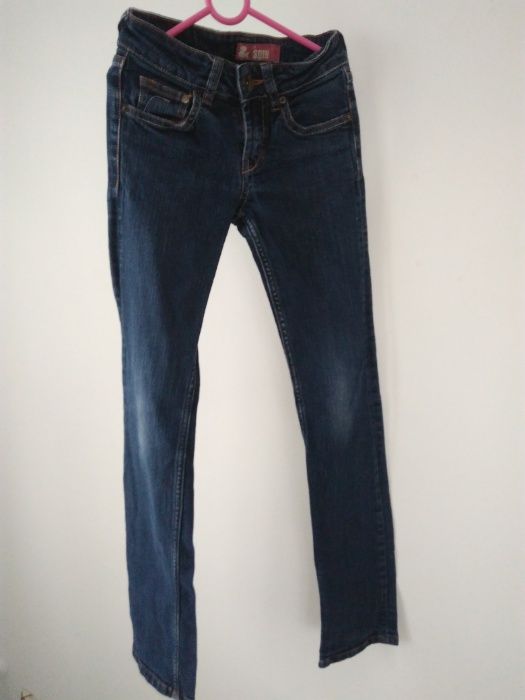 Dżinsy H&M jeansy spodnie dżinsowe 140 cm