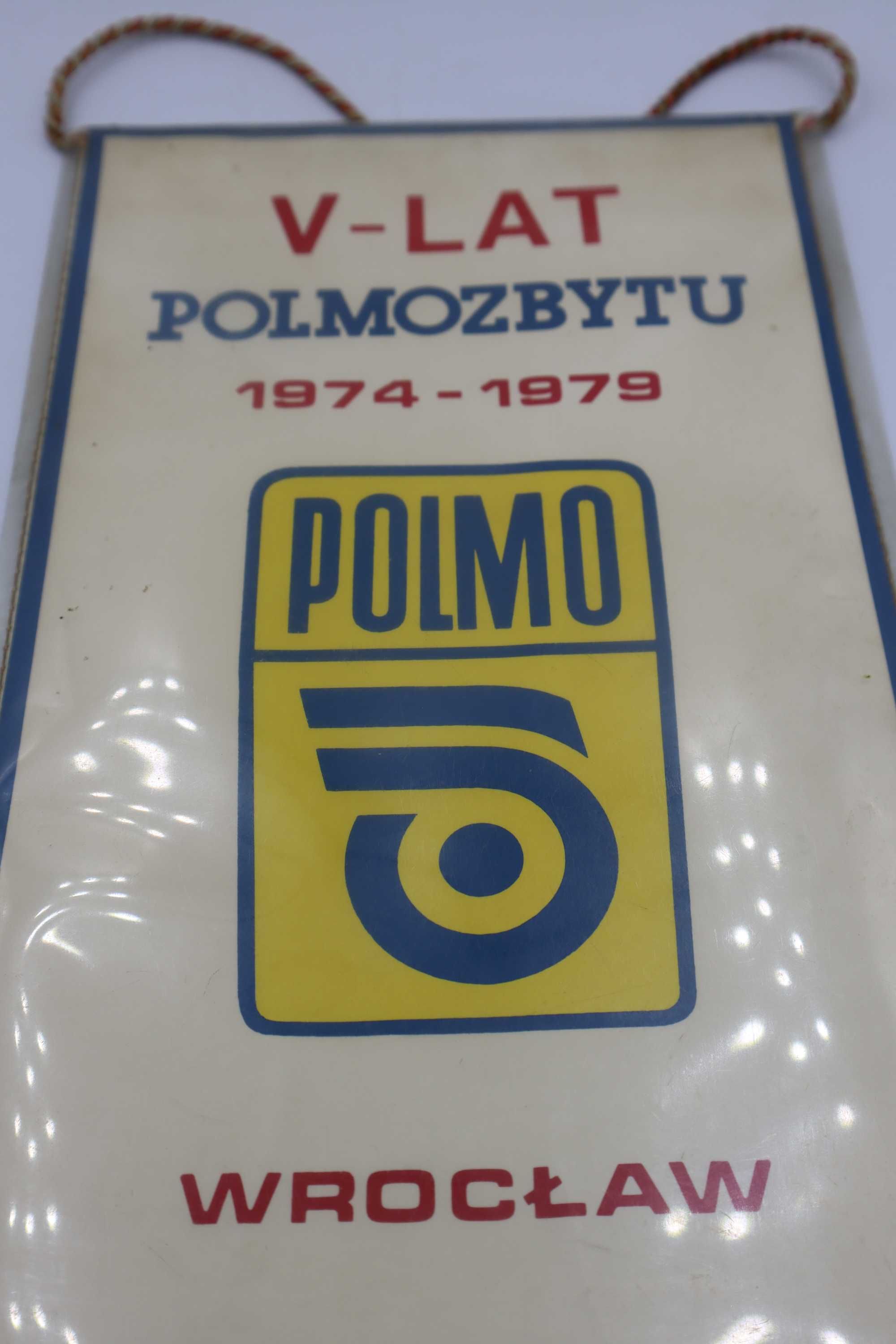 Proporczyk 5 LAT POLMOZBYTU Wrocław 1974/1979