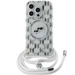 Etui Karl Lagerfeld IML Crossbody Monogram Karl & Choupette Head MagSa