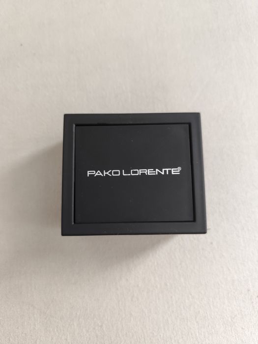 Srebrne spinki do mankietów Pako Lorente