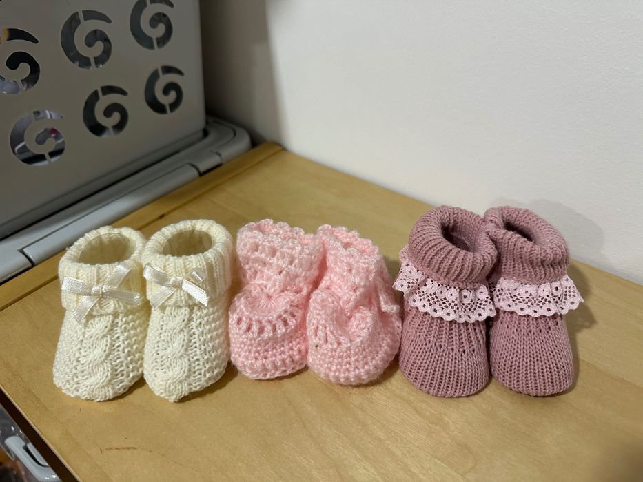 3 Botinhas quentinhas Bebé Novas